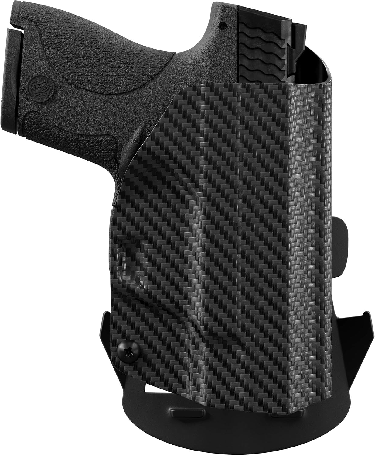 We The People Holsters – Fibra de carbono – Cinturón exterior abierto – Funda OWB Kydex – Conduccióninclinaciónretención ajustable