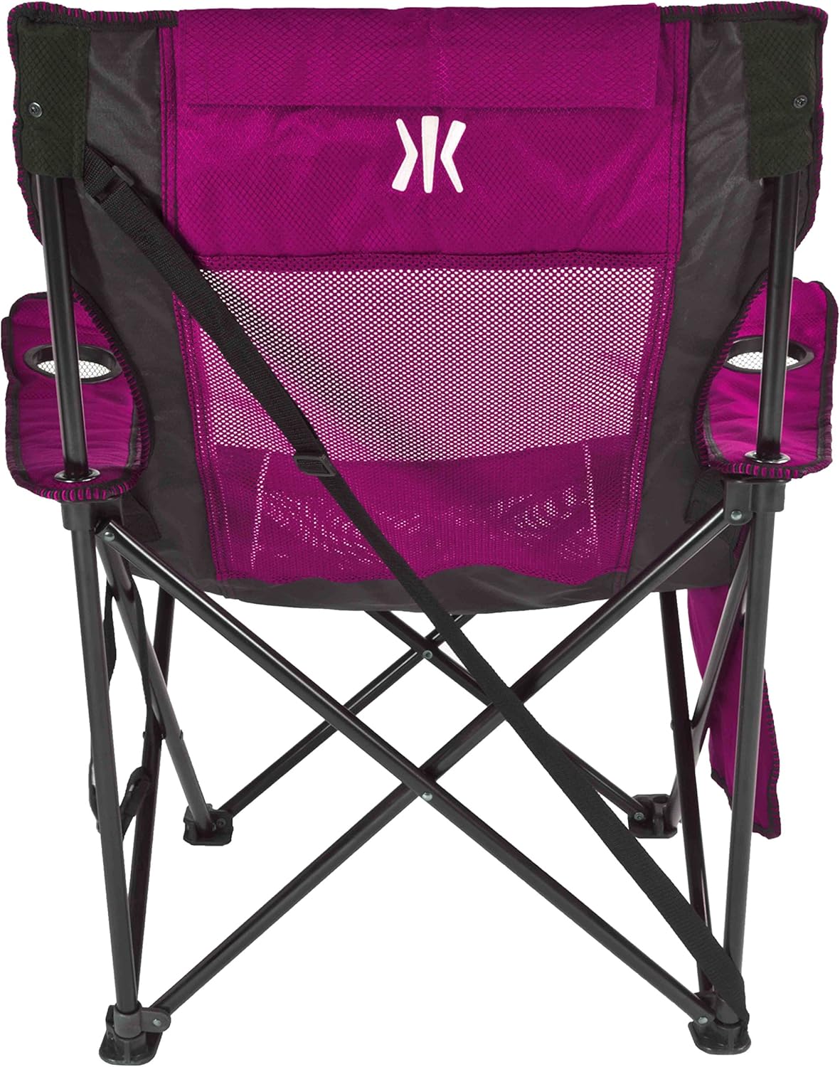 Kijaro Silla plegable para campamento disfruta del aire libre en esta silla al aire libre con un portavasos integrado y organizador lateral o