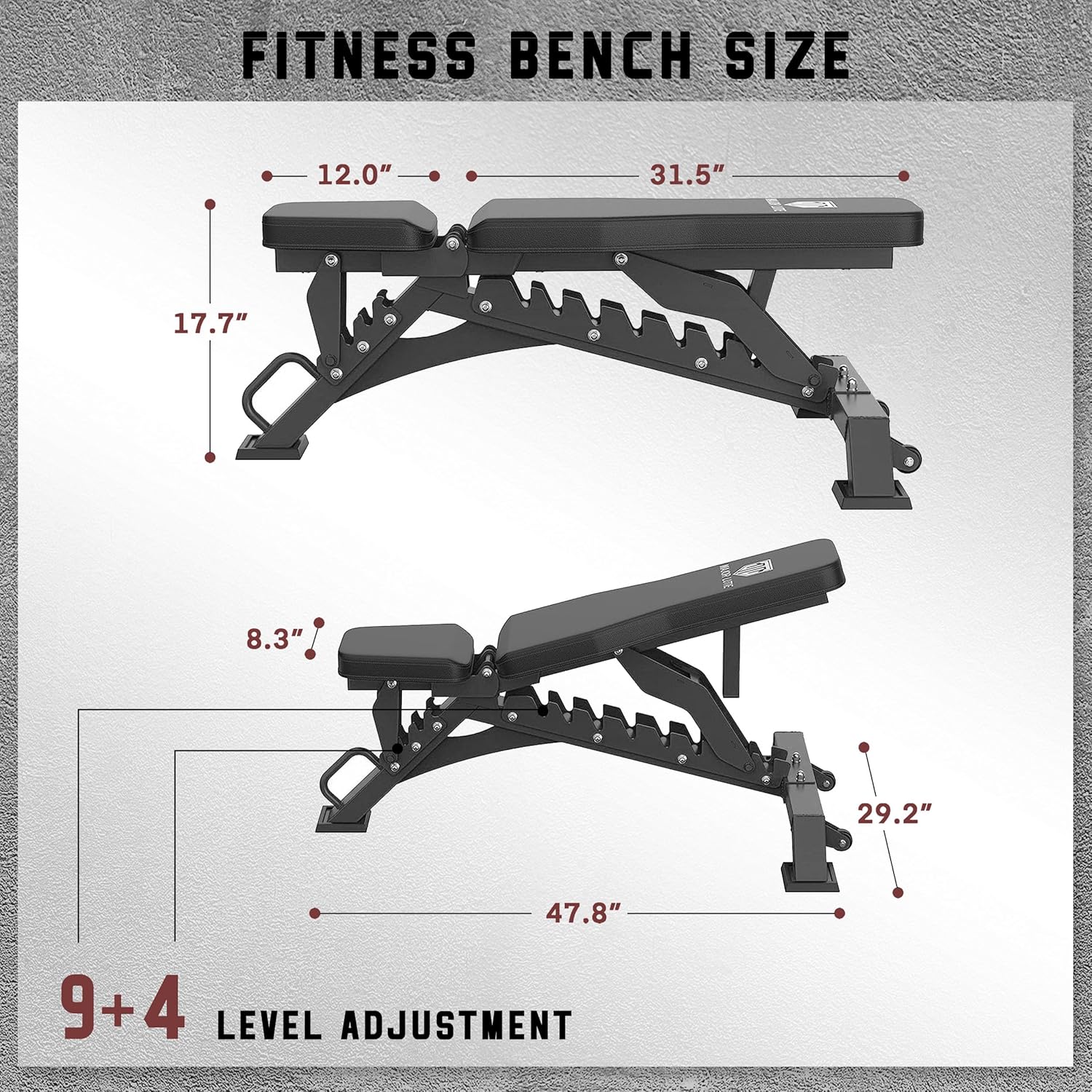 MAJOR LUTIE Jaula de potencia para fitness con placas de peso de hierro fundido de 245 libras y barra olímpica, PLM03 Rack de potencia multifunción
