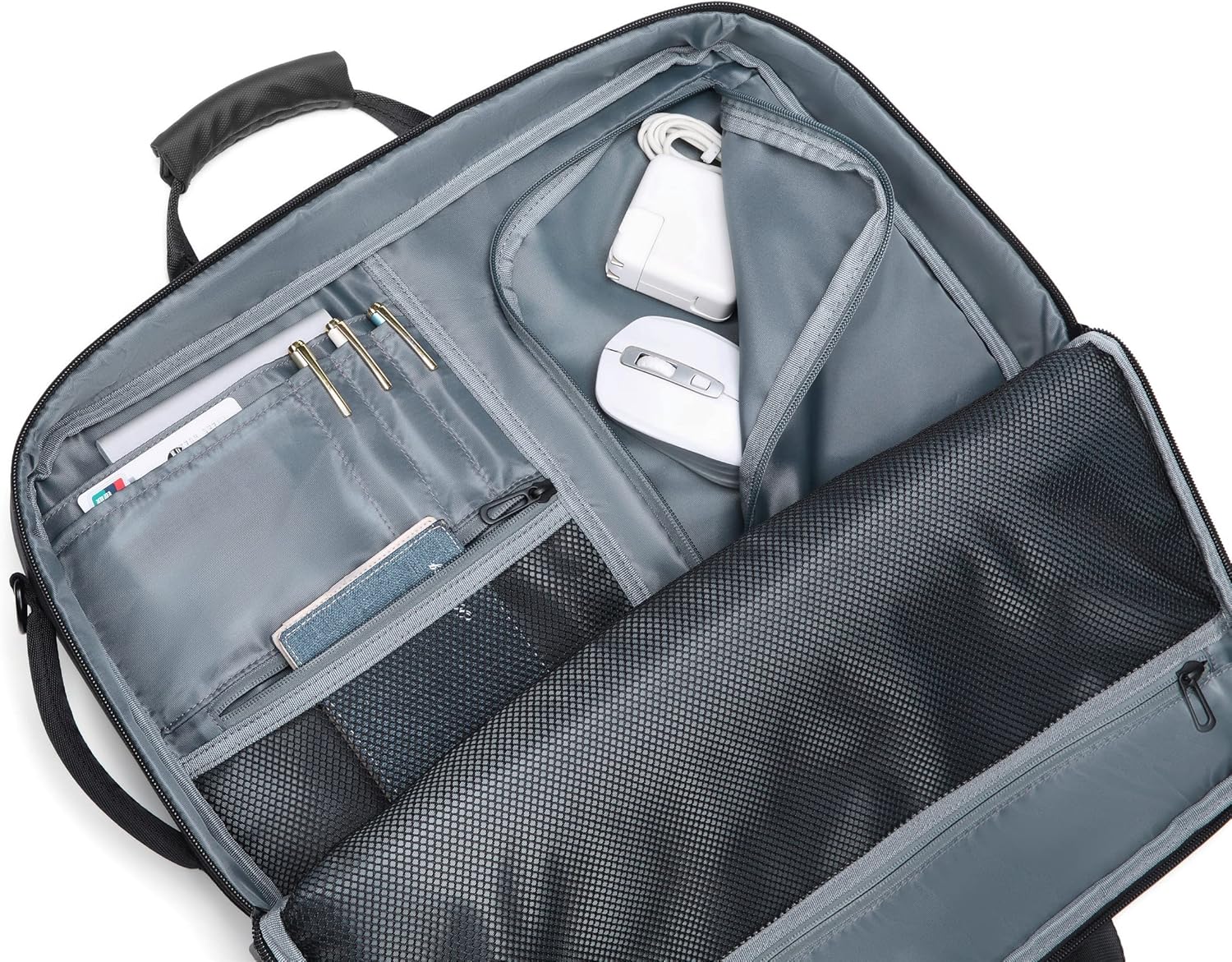 Business Smart – Mochila ligera profesional, extra grande aprobada para vuelos de 25 litros, resistente al agua, duradera, de 17 pulgadas, Negro -,