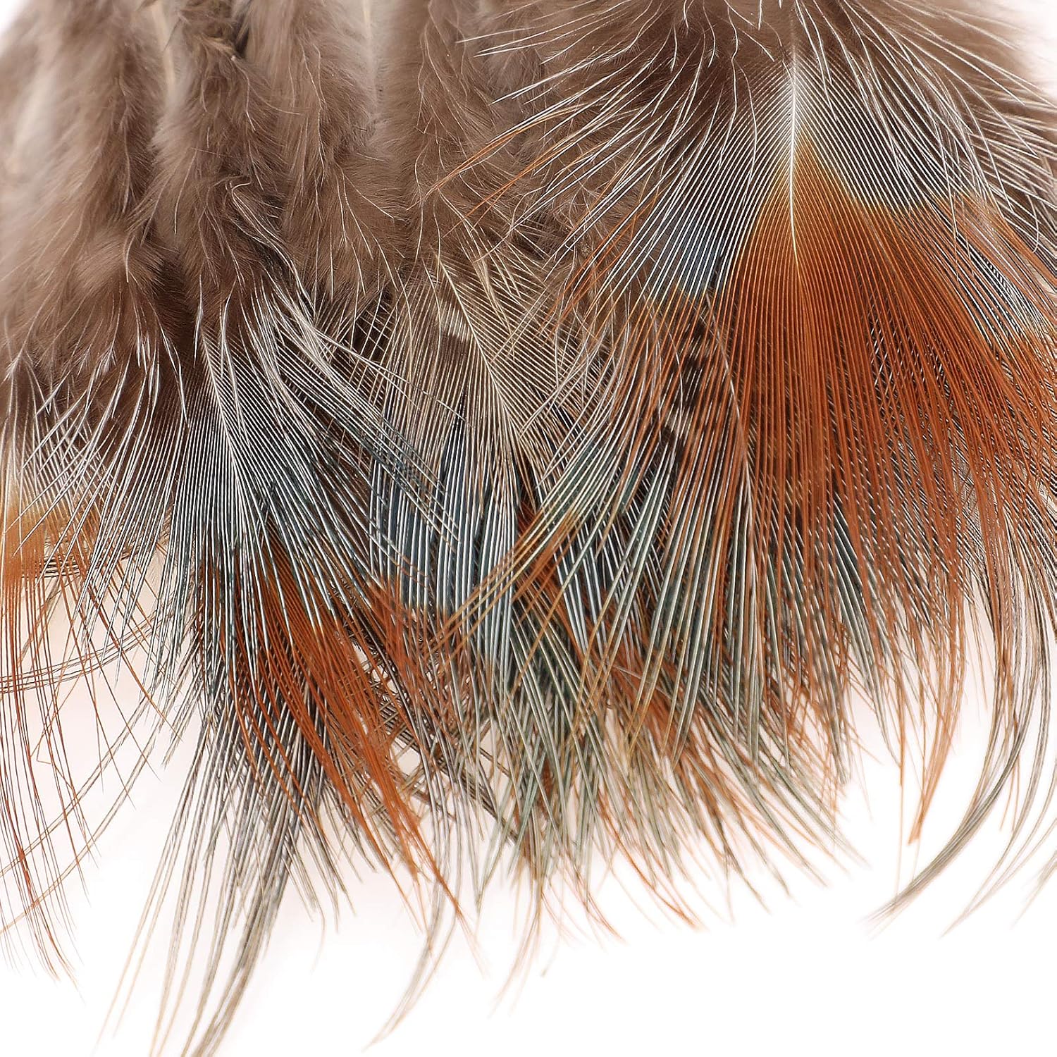 MWOOT 9 estilos surtidos de plumas artesanales (180 unidades), plumas de pollo naturales para bricolaje, aretes, alas, atrapasueños, manualidades,