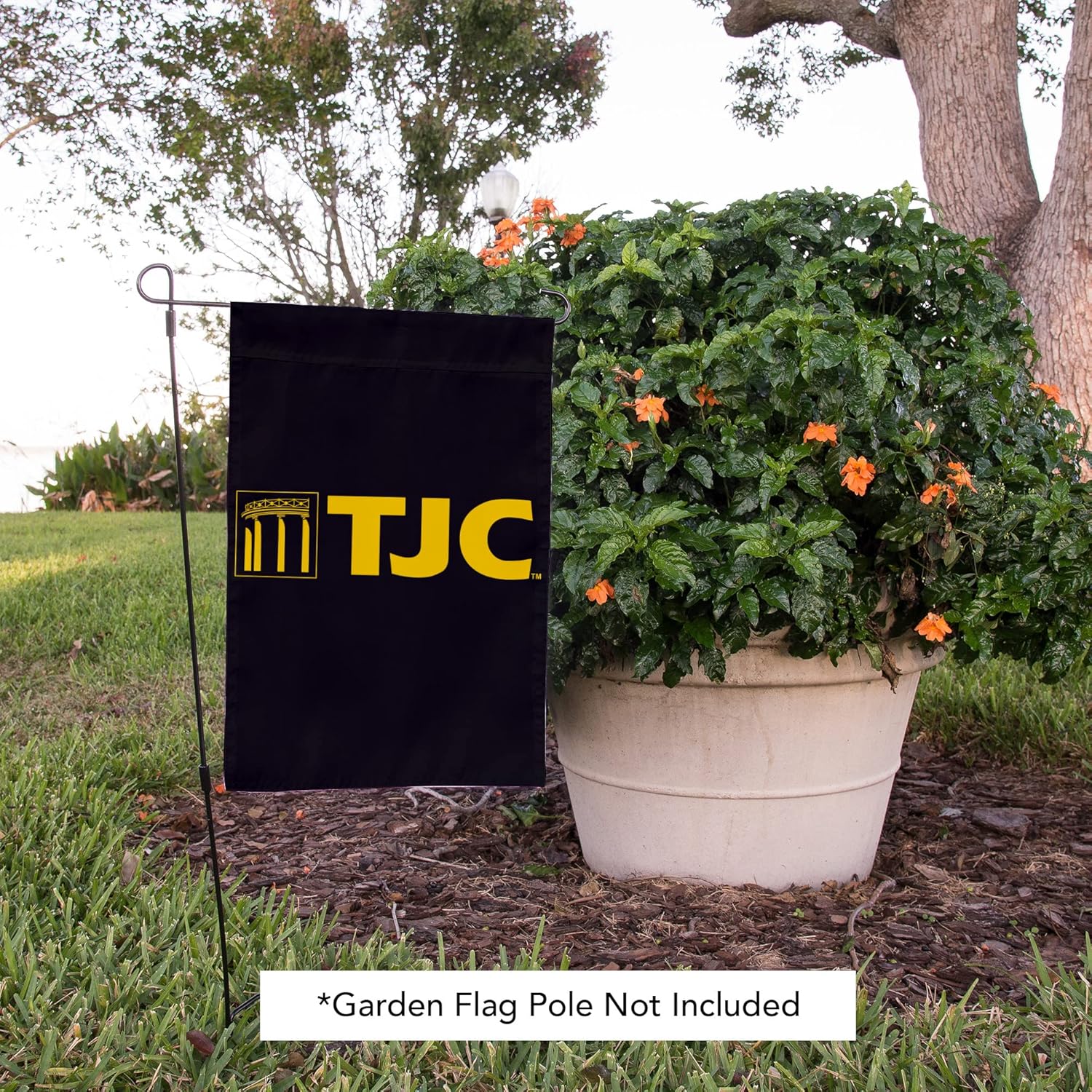 Desert Cactus Tyler Junior College Apaches Bandera de jardín TJC Apaches Banner 100% poliéster (diseño 1)