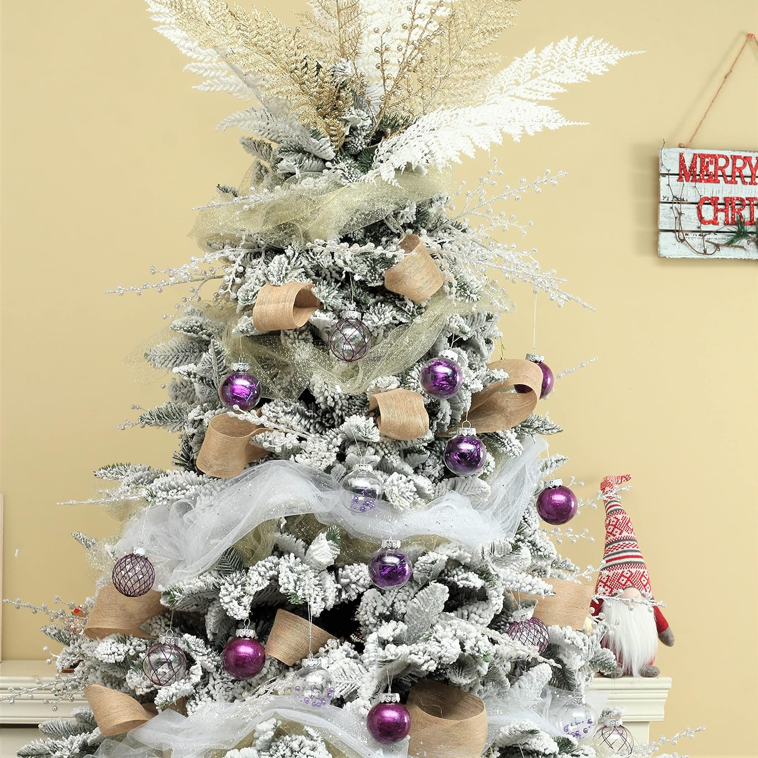 Adornos de bola de Navidad transparentes, 30 unidades de 2.36 pulgadas de plástico inastillable, adornos colgantes de bolas de Navidad para árbol de