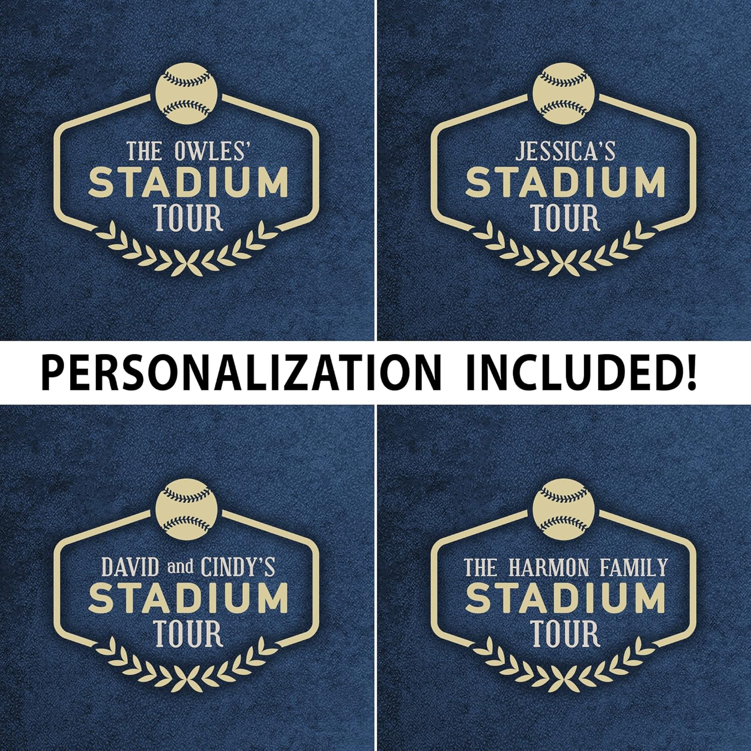 Holy Cow Canvas Personalized Canvas Baseball Stadium Map Tracker with Pins Includes Push Pins, Baseball Parks Bucket List, Customized Baseball Gift