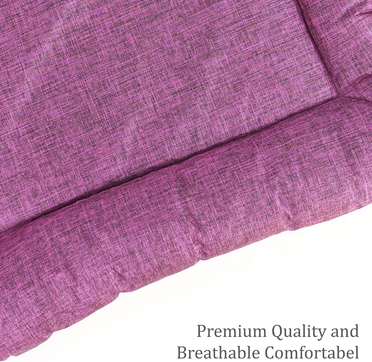 SUSSEXHOME Pets – Almohada impermeable para perros medianos, 33.5 x 26.4 x 3.95 pulgadas, resistente a desgarros, lavable, color morado