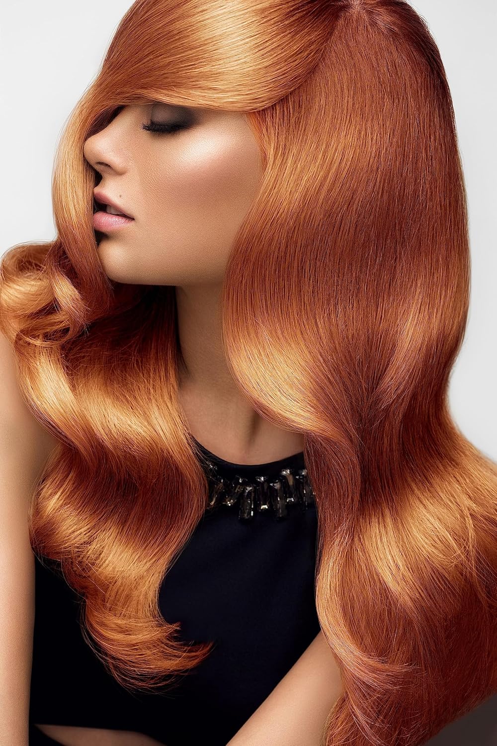 Gracefully Hair Extensions, Extensiones de cabello Remy 100% humano con cinta adhesiva, jengibre #22, 16 pulgadas, 20 unidades por unidad