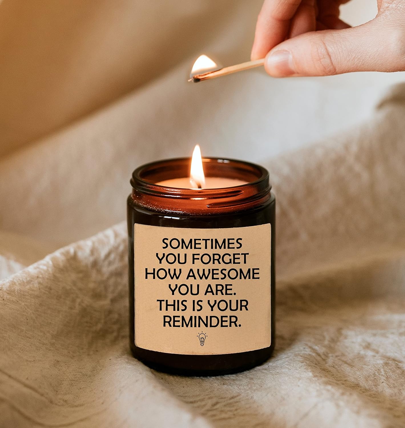 Vela Sometimes You Forget How Awesome You Are – Regalo de broma – Regalo para mejor amiga – Velas divertidas regalos para su compañero de trabajo,