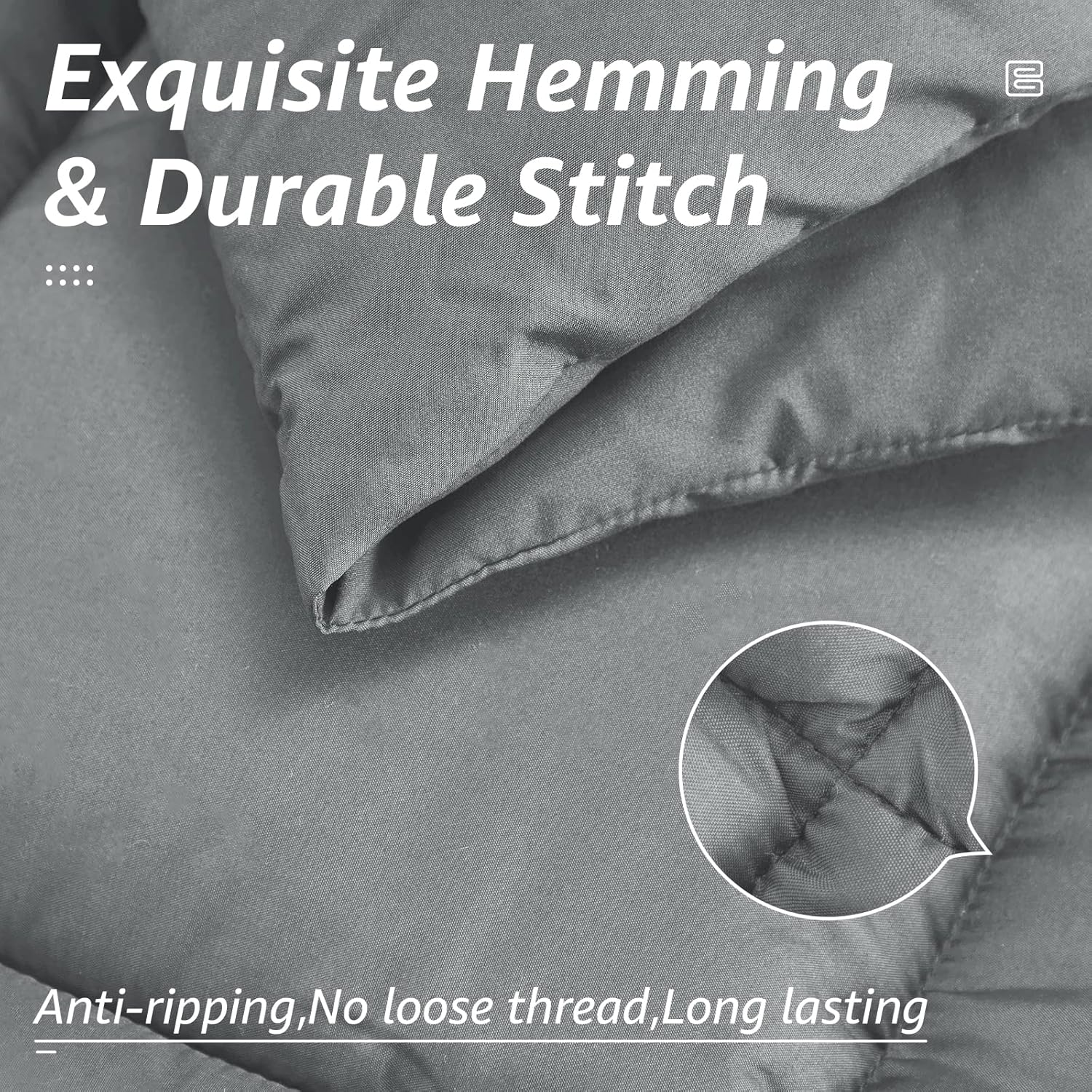 Edredón de cama tamaño individual para todas las estaciones, relleno de edredón acolchado alternativo con pestañas de esquina, cálido para invierno,