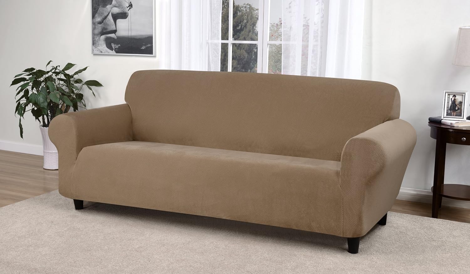 Madison Day-Sofa-MO – Funda elástica, color beige