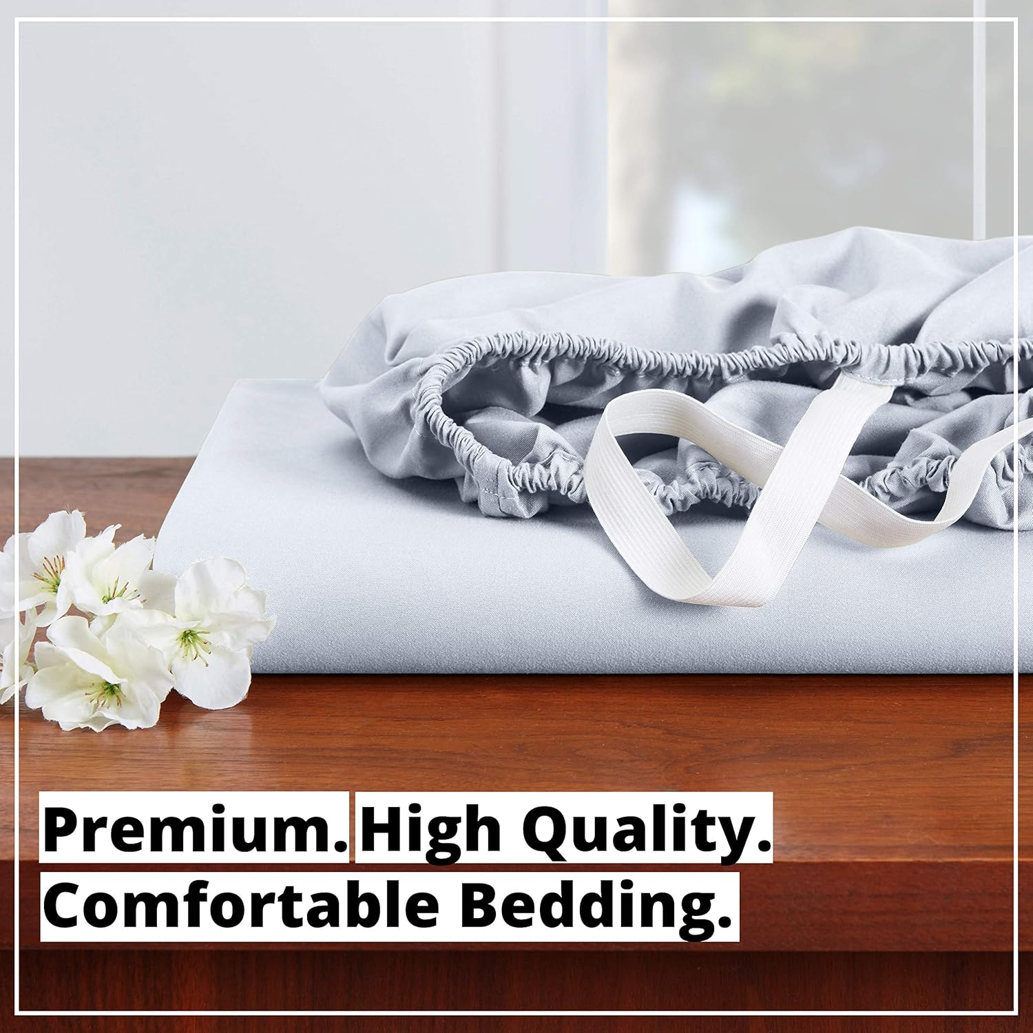 Empyrean Bedding Sábanas para cama de tamaño queen, sábanas bajeras de 14 a 16 pulgadas, tamaño queen, sábana bajera de bolsillo profundo, sábanas