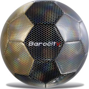 Barocity Balón de fútbol Pelota oficial de primera calidad para niño y niña con genial patrón hexagonal iridiscente iridiscente de arcoíris, Barocity Balón de fútbol Pelota oficial de primera calidad para niño y niña con genial patrón hexagonal iridiscente iridiscente de arcoíris,
