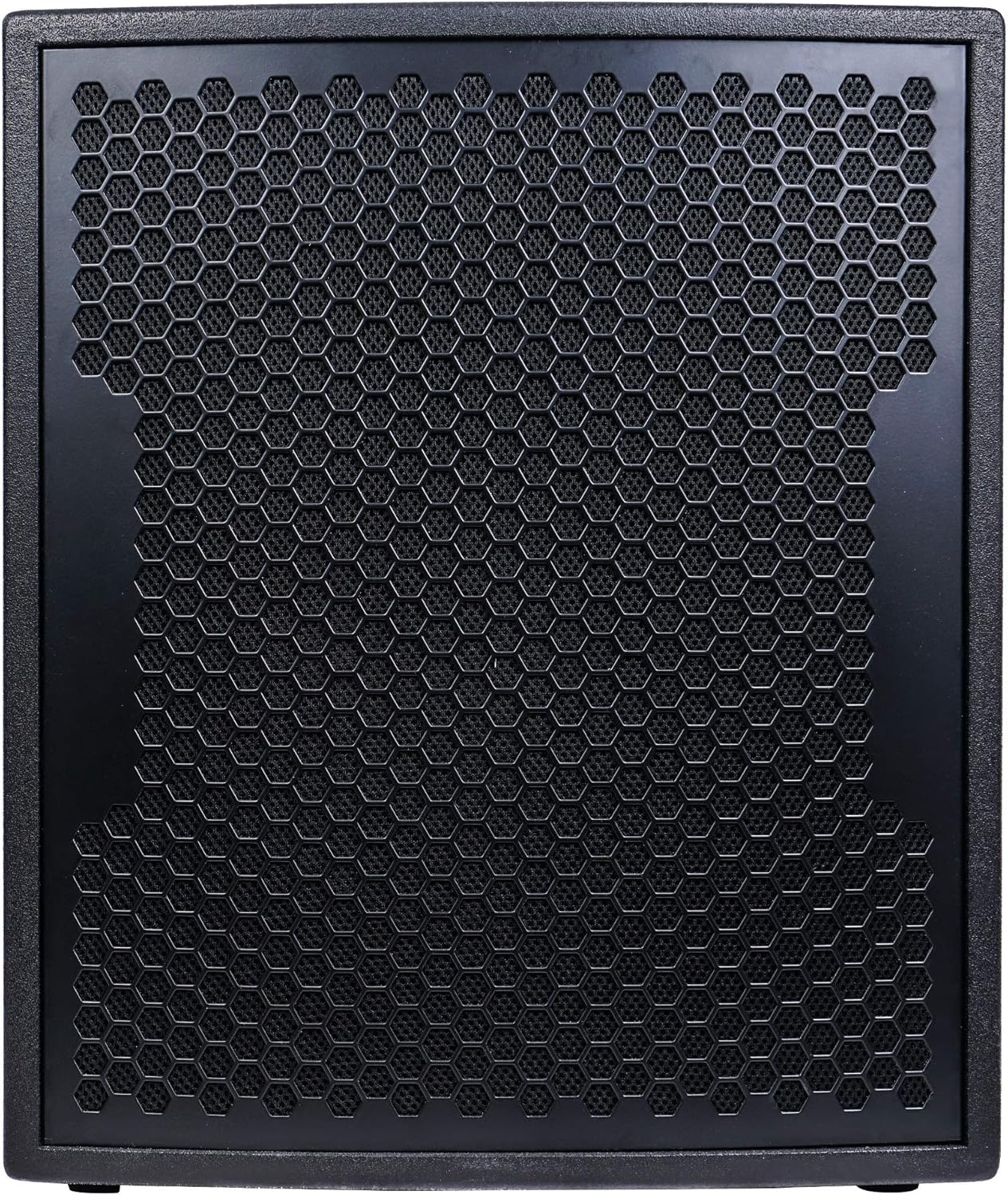 Sound Town Paquete de 2 subwoofers PA DJ de 15 pulgadas y 1600 vatios con salidas de altavoz, carcasa de madera contrachapada y ruedas, color negro