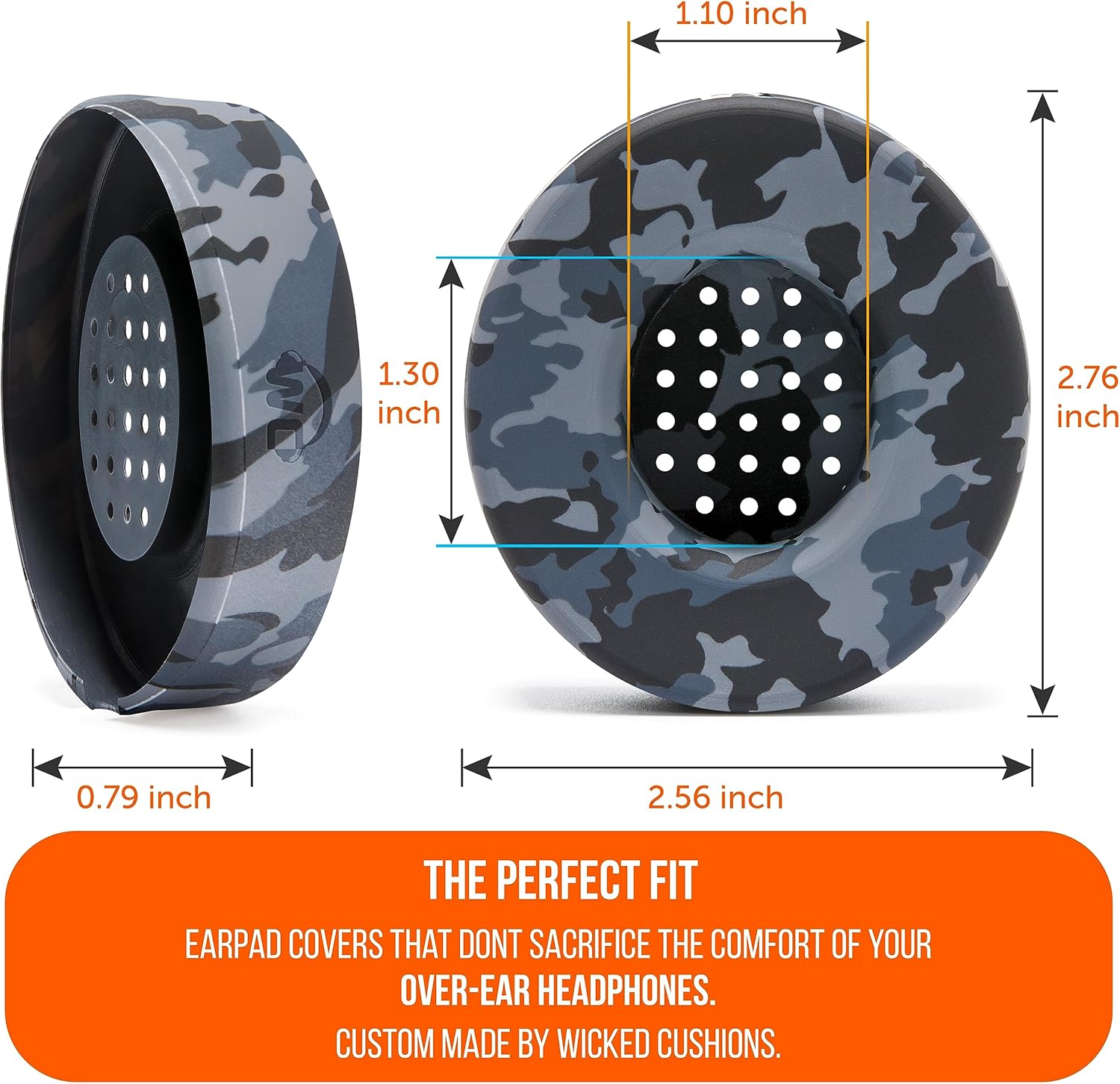 WC SweatZ Beats Solo – Fundas para almohadillas de sudor para Beats Solo 3 y Beats Solo 2, fabricadas por Wicked Cojines, a prueba de sudor,
