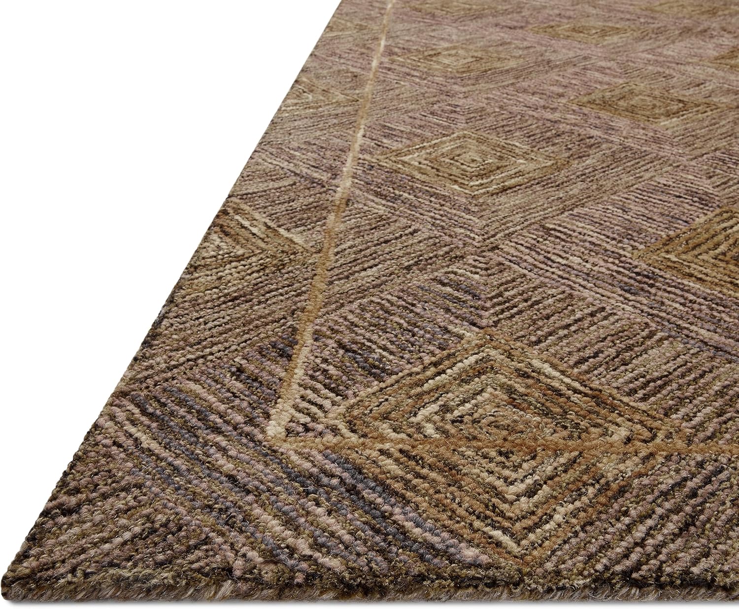 Loloi II Varena Collection VAR-04 – Alfombra decorativa de ciruelaoro de 2 pies y 3 pulgadas x 3 pies 9 pulgadas