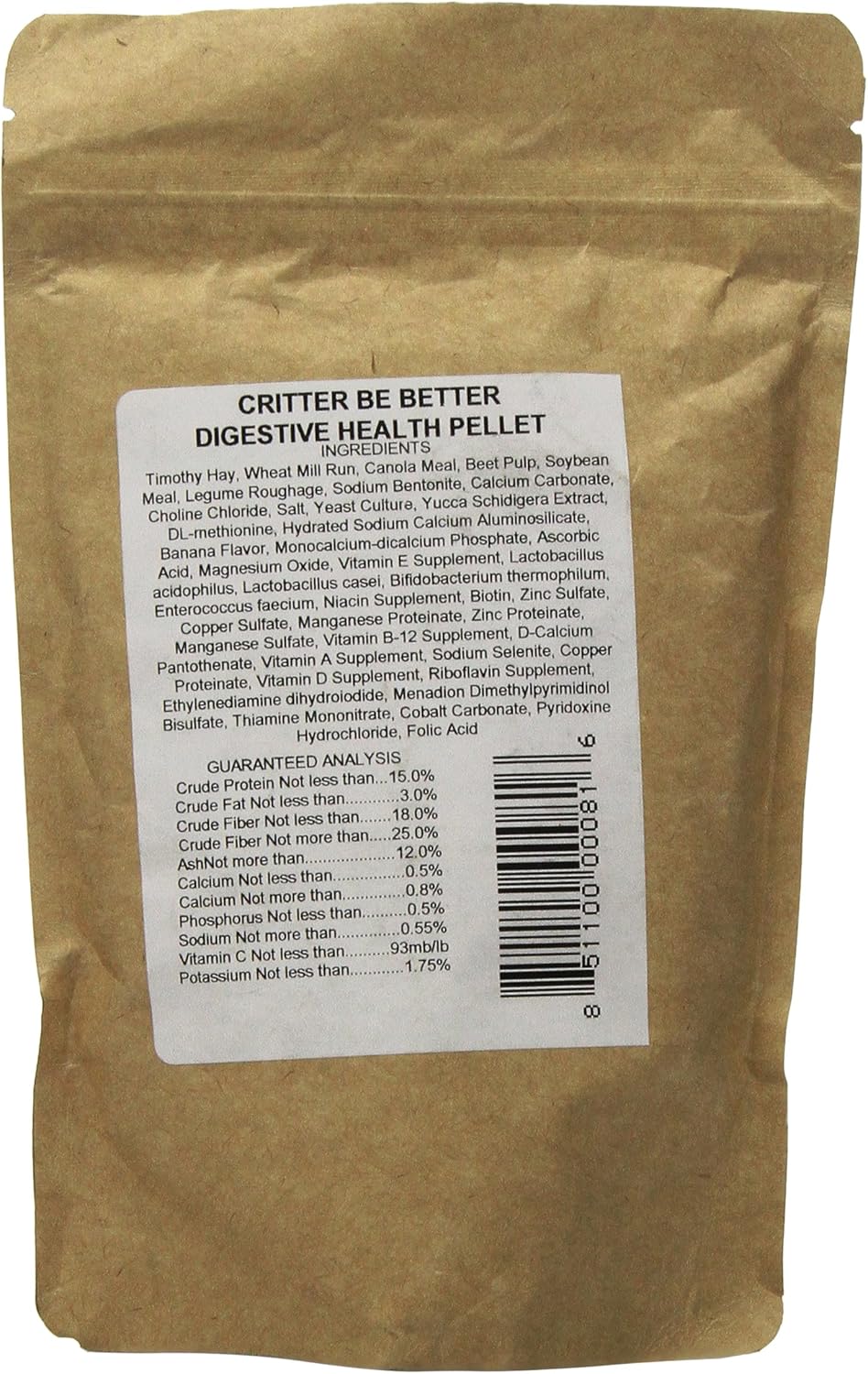 CBB Digestive Health Yellow Pellet, 8 onzas