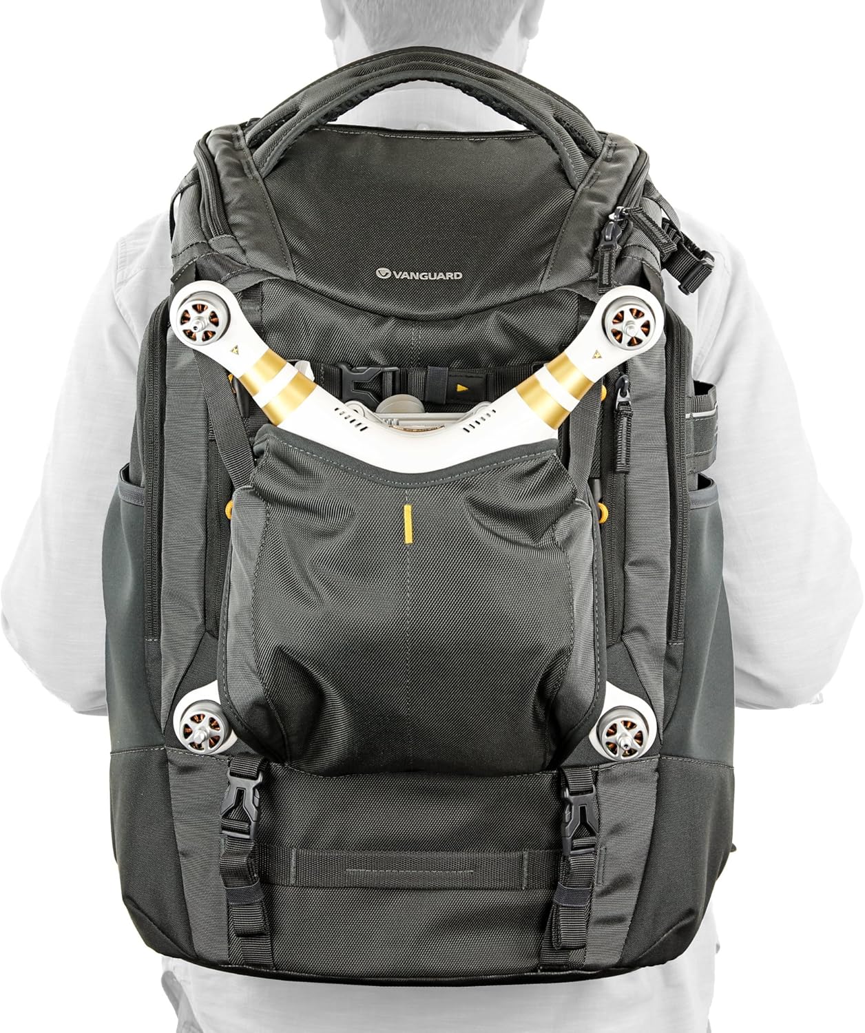 VANGUARD Alta Sky 53 – Mochila de cámara para Sony, Nikon, Canon, DSLR, Drones, gris, AltaSky53