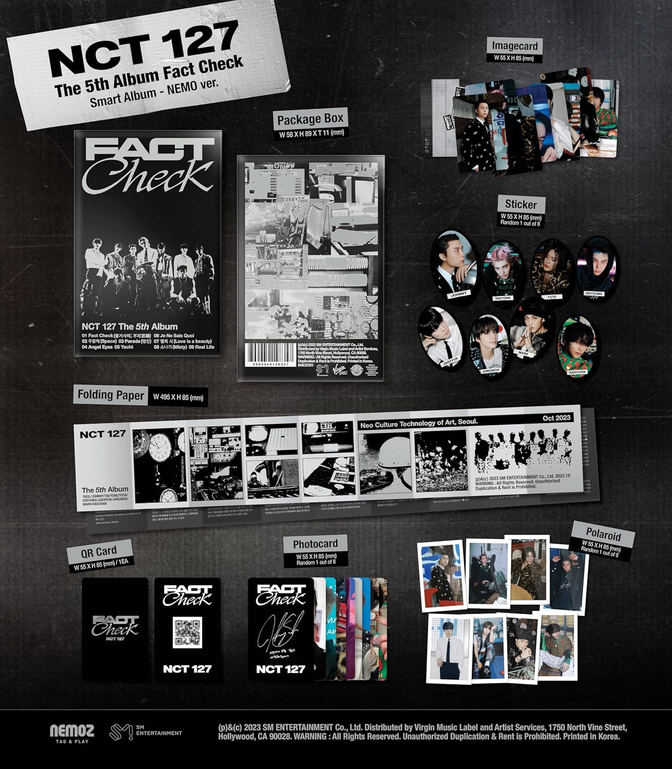 NCT 127 – Comprobación de hechos quinto álbum completo QR Ver