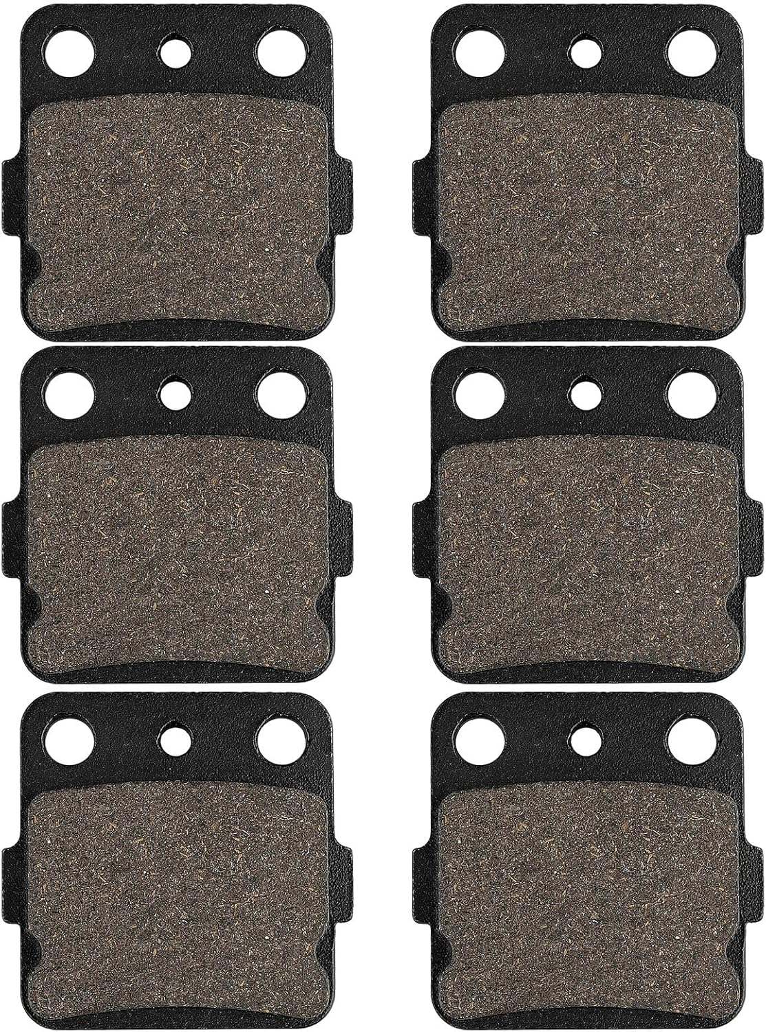Sollon Pastillas de freno delanteras y traseras para Honda TRX400EX TRX400X TRX300EX TRX300X TRX250X TRX250R FourTraxSportrax Yamaha Raptor 350 660