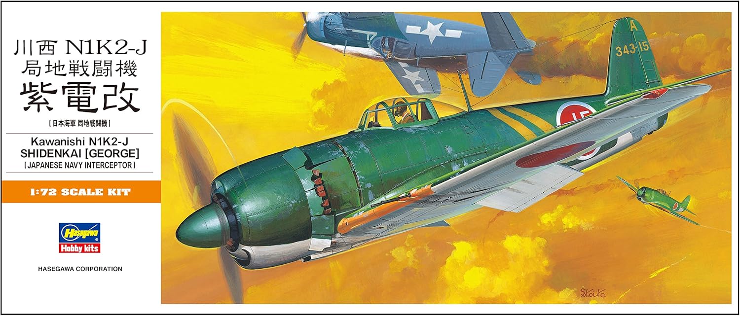 Hasegawa 172 Escala NIK2-J George Shidenkai Modelo Kit