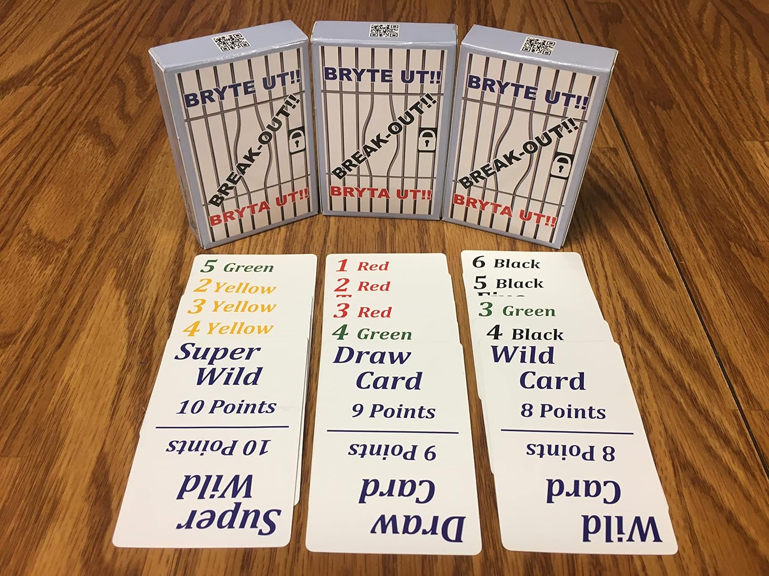 Juego de cartas Break-Out diversión familiar cara a cara, niños, adolescentes y adultos. Estás listo para romper y aprovechar la victoria – Libérate