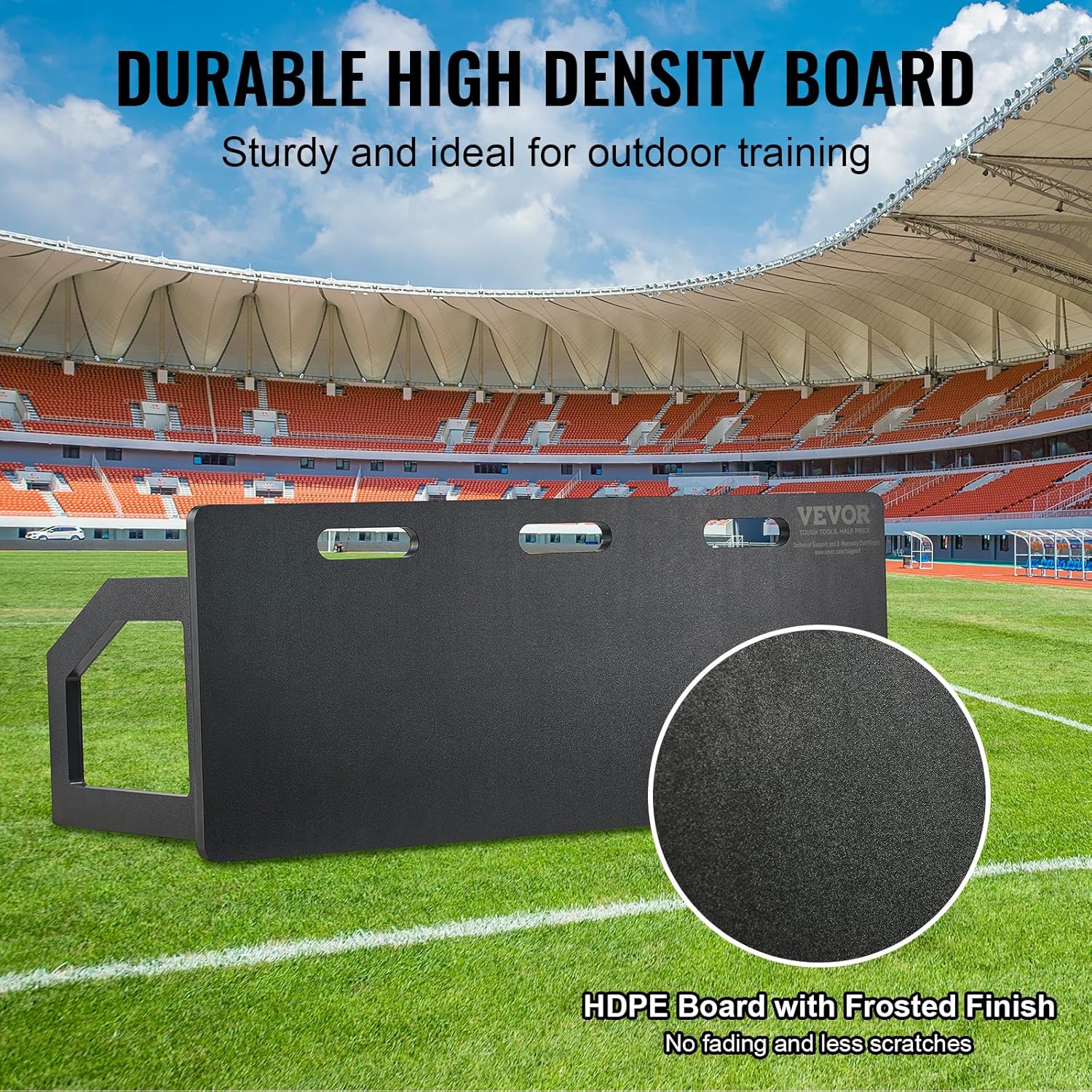 VEVOR40 X16 Portable Soccer Wall with 2 Angles Rebound, Foldable HDPE Kickback Rebound Board, Soccer Training Equipment for Kids and Adults, Passing