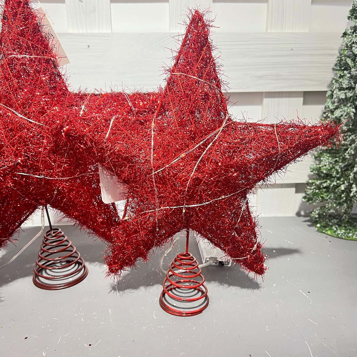 Estrella del árbol de Navidad, estrella de cinco puntas, suministros de Navidad, decoraciones de hotel, decoraciones de árbol de Navidad