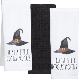 Rae Dunn Toallas de mano, toalla de cocina decorativa bordada para la cocina y el baño, 100% algodón, altamente absorbente, paquete de 3, 16 x 26 Rae Dunn Toallas de mano, toalla de cocina decorativa bordada para la cocina y el baño, 100% algodón, altamente absorbente, paquete de 3, 16 x 26