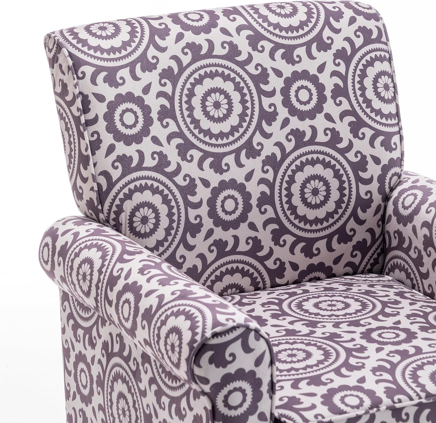 US Pride Furniture Sillas tradicionales para sala de estar, dormitorio y oficina, sillón decorativo con marco de madera de abedul y elegantes