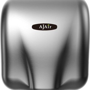 AjAir 1 Pack Heavy Duty Commercial 1800 Watts High Speed Automatic Hot Hand Dryer – Stainless Steel AjAir 1 Pack Heavy Duty Commercial 1800 Watts High Speed Automatic Hot Hand Dryer – Stainless Steel