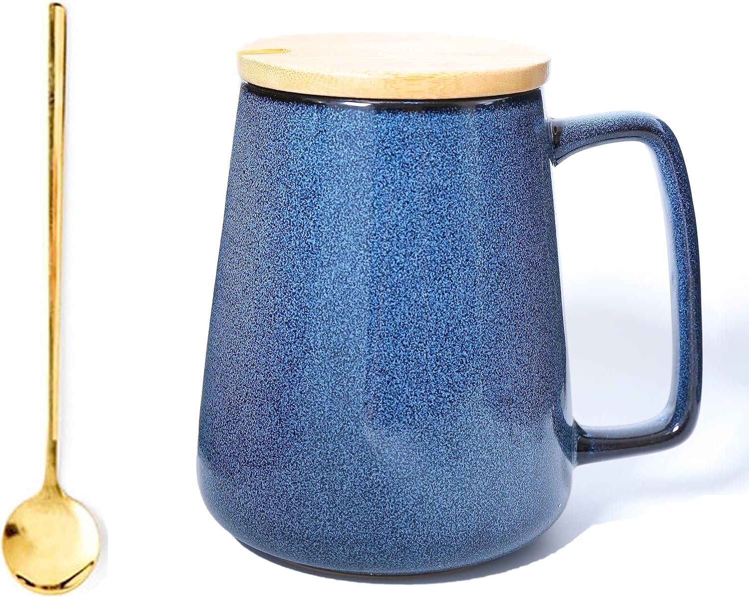 Taza de café de cerámica de 24 onzas, taza grande de café con leche, taza de té para cacao, capuchino, latte, cereales, apta para lavavajillas,