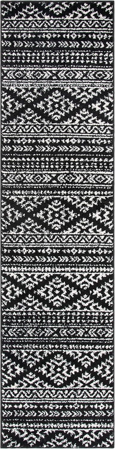 SAFAVIEH – Tapete de estilo marroquí bohemio con diseño tribal de la colección Tulum para colocar en sala de estar, recibidor, vestíbulo, pasillo o