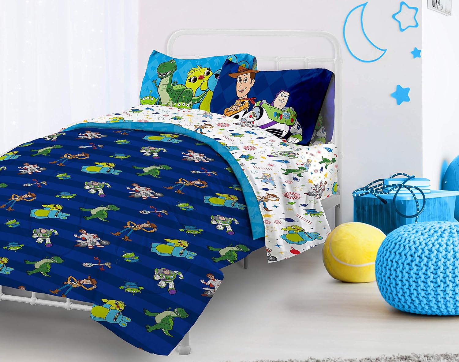 Jay Franco Juego de ropa de cama Hogwarts is My Home de 4 piezas tamaño individual