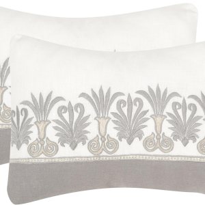 Safavieh Pillow Collection – Juego de 2 almohadas de 12.0 x 20.0in, Royal Palm Sterling Safavieh Pillow Collection – Juego de 2 almohadas de 12.0 x 20.0in, Royal Palm Sterling
