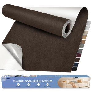 ONine Kit de reparación de sofá de microfibra, parche de tela adhesiva de 55 x 12 pulgadas, multicolor, agua impermeable, adecuado para sofás, ONine Kit de reparación de sofá de microfibra, parche de tela adhesiva de 55 x 12 pulgadas, multicolor, agua impermeable, adecuado para sofás,