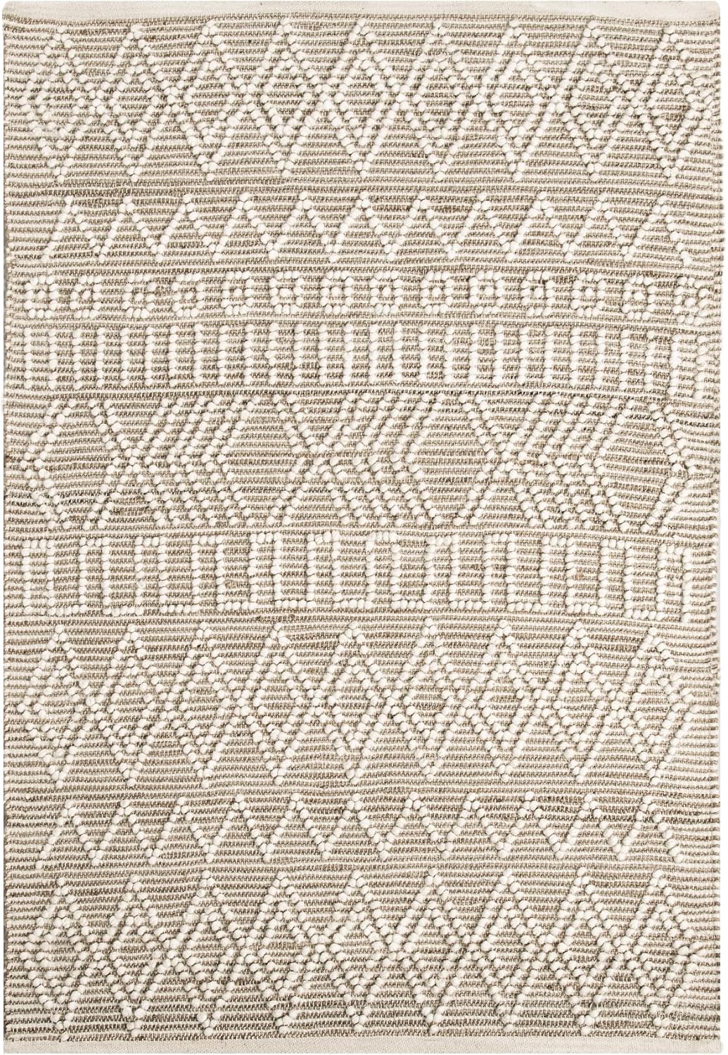 Fab Habitat Alfombras de cáñamo y lana, hechas a mano, suaves al tacto natural bajo los pies, duradera, tejido texturizado, alfombra para uso en