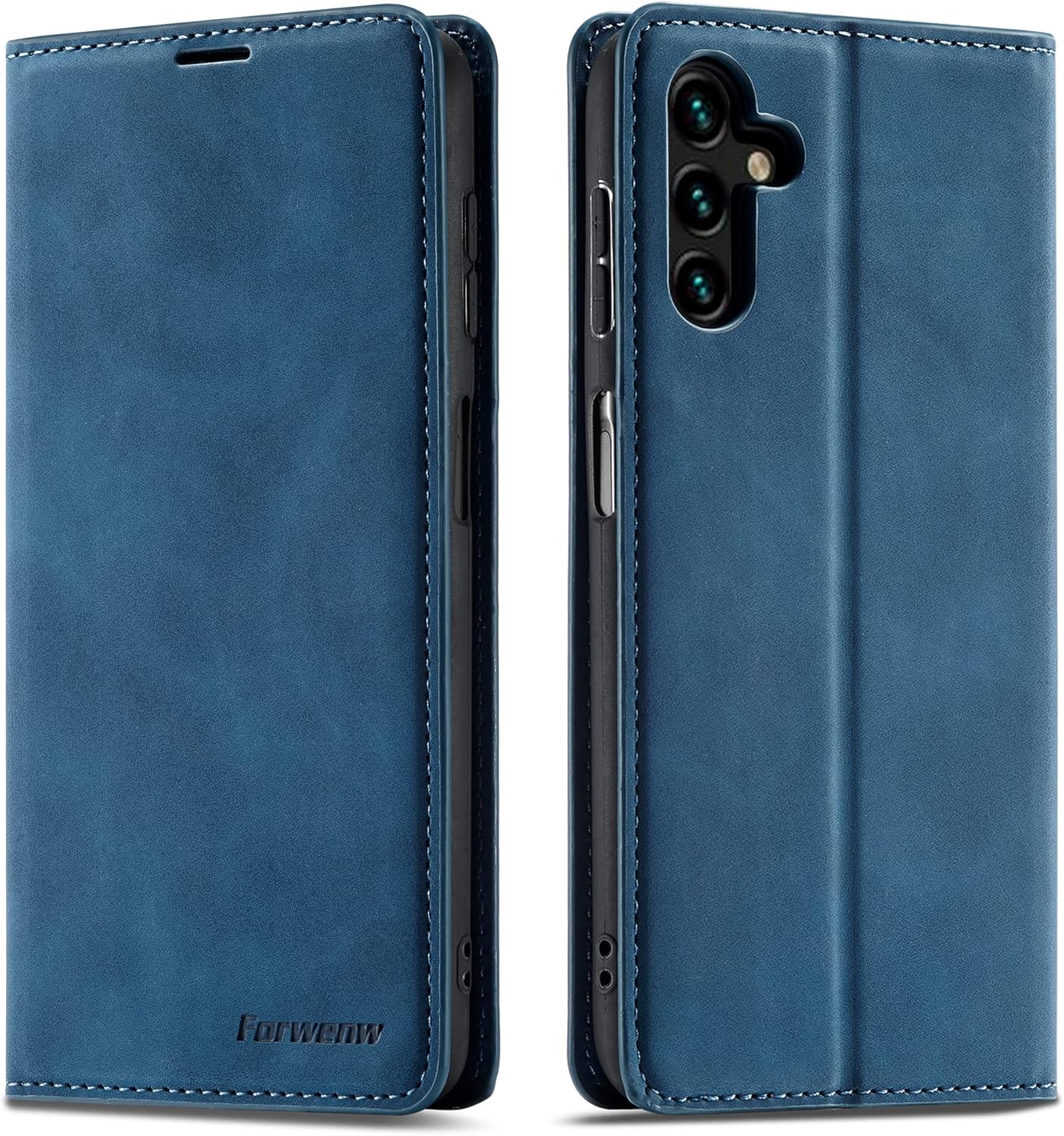 EYZUTAK Funda de cuero PU premium con tapa para Samsung Galaxy A54 5G, cierre magnético, funda protectora con función atril, ranura para tarjeta en