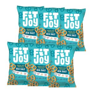 FitJoy Pretzels sin gluten, giros de sal marina, sin granos aperitivos sin gluten con crujiente crujiente hecho en EE. UU. – Sin nueces, sin OMG, FitJoy Pretzels sin gluten, giros de sal marina, sin granos aperitivos sin gluten con crujiente crujiente hecho en EE. UU. – Sin nueces, sin OMG,