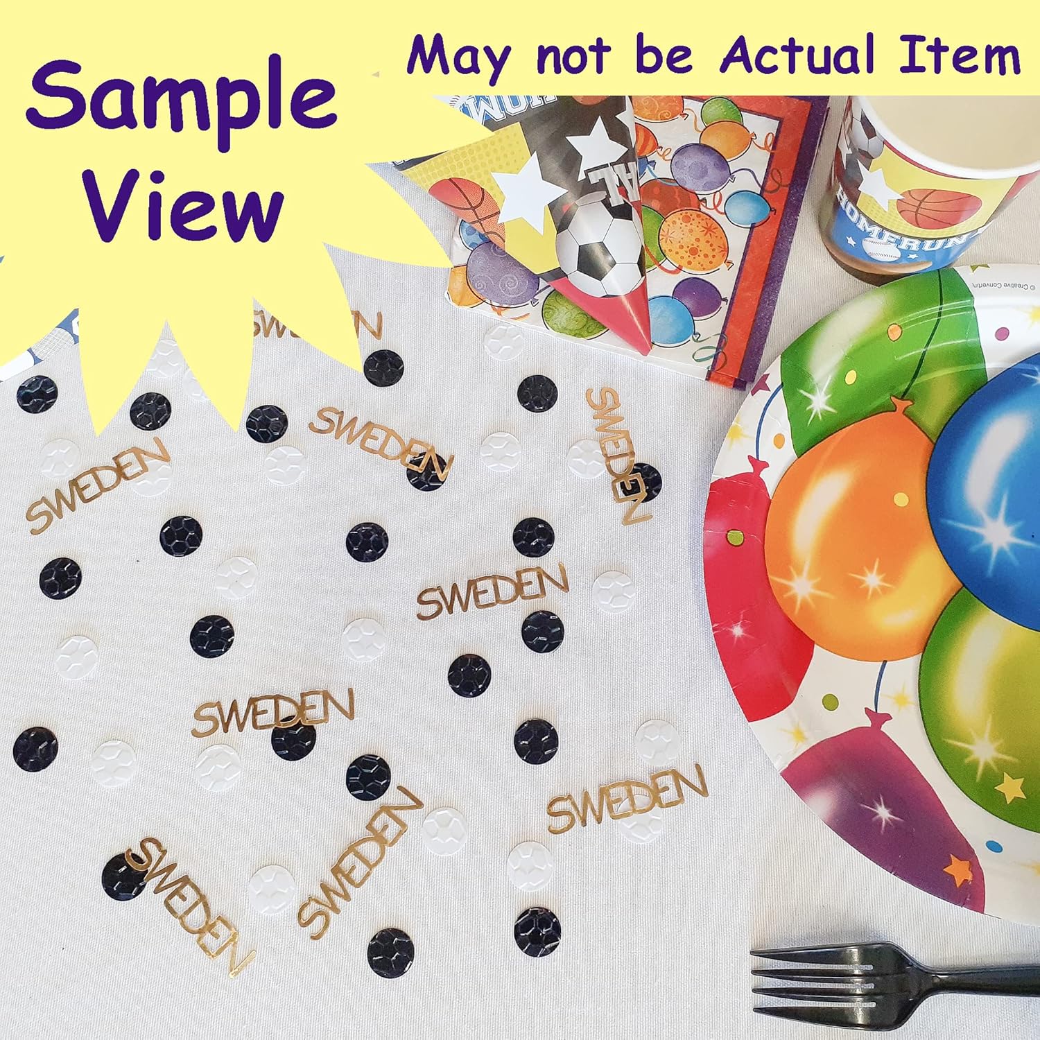 Confetti Circle – Cazador verde de 14 pulgadas, combo morado, 2 bolsas de media onza (1 oz) (84698680)
