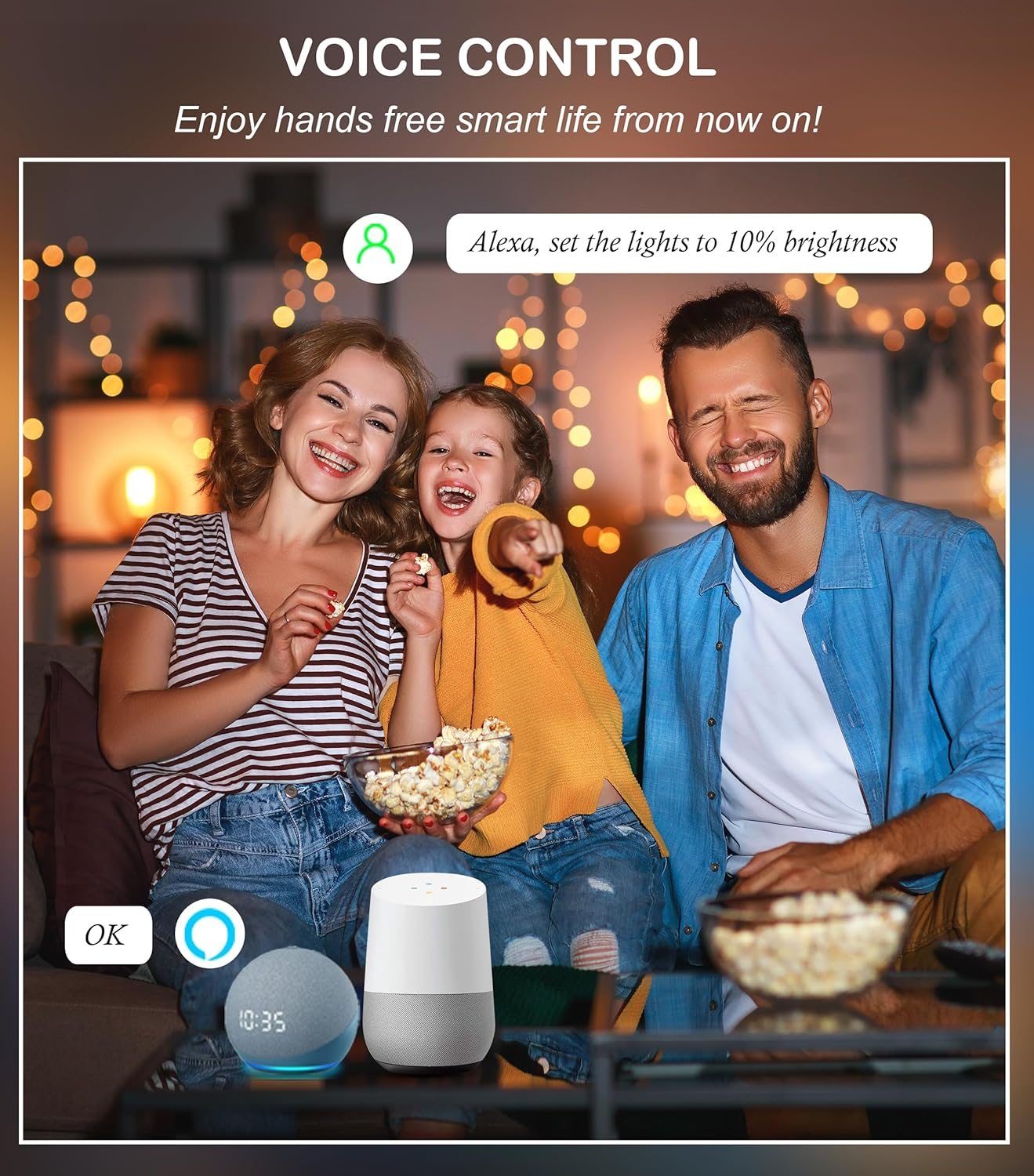 Paquete de 4 luces empotradas ClOUDY BAY con cardán inteligente WiFi de 6 pulgadas cambio de color RGBCW compatible con Alexa y Google Home no - Imagen 5