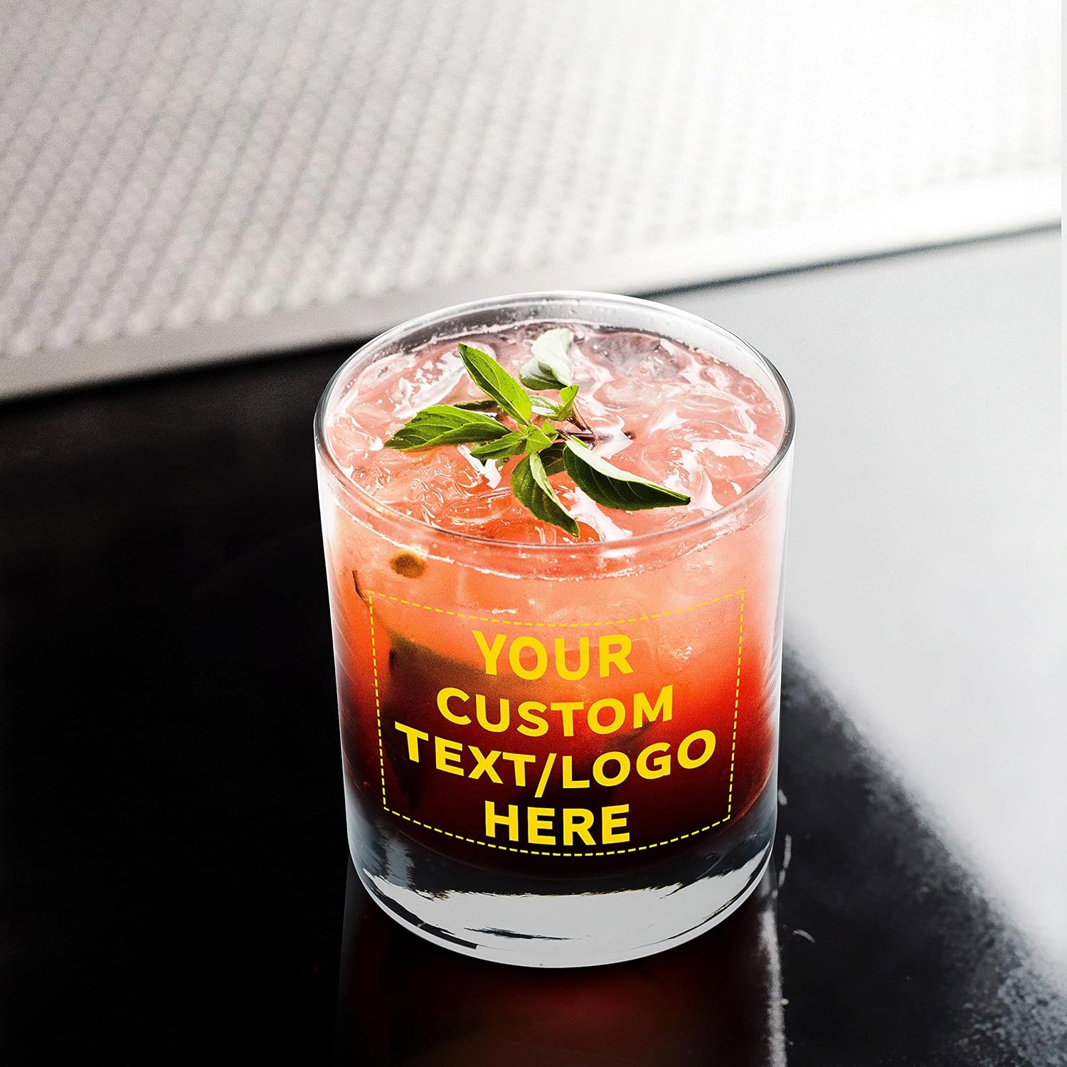 Libbey – Vasos de whisky personalizados de 10 onzas, juego de 10 unidades, paquete personalizado a granel, base pesada, vaso antiguo de moda,