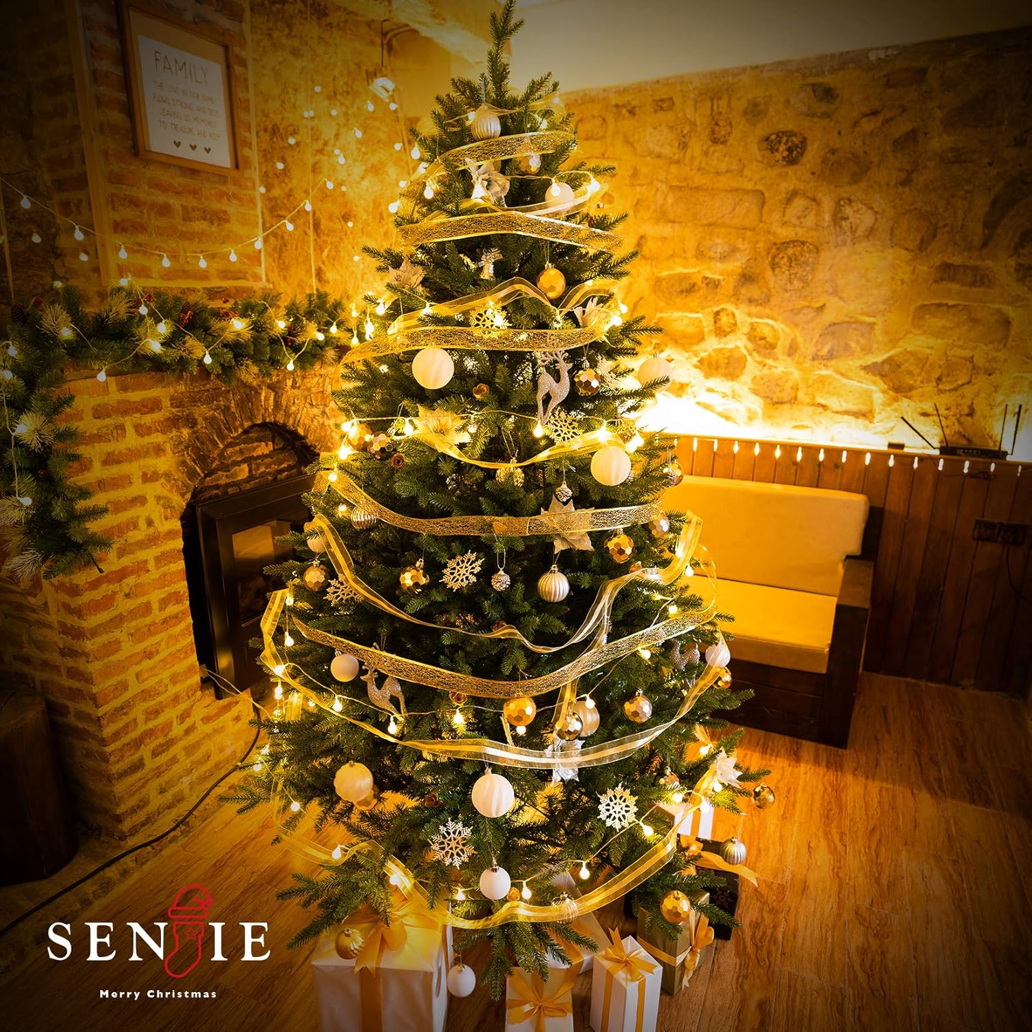 Árboles de Navidad artificiales, árbol grande Frasier de tacto real, 567 pies