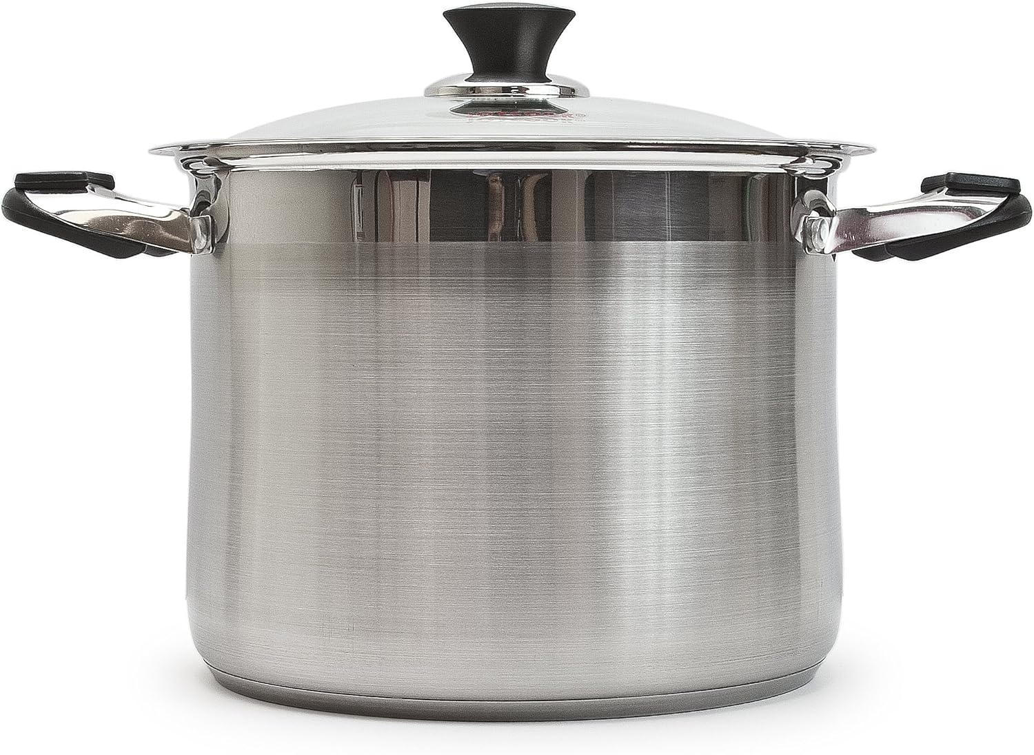 Olla de acero inoxidable con tapa de vidrio (20QT)