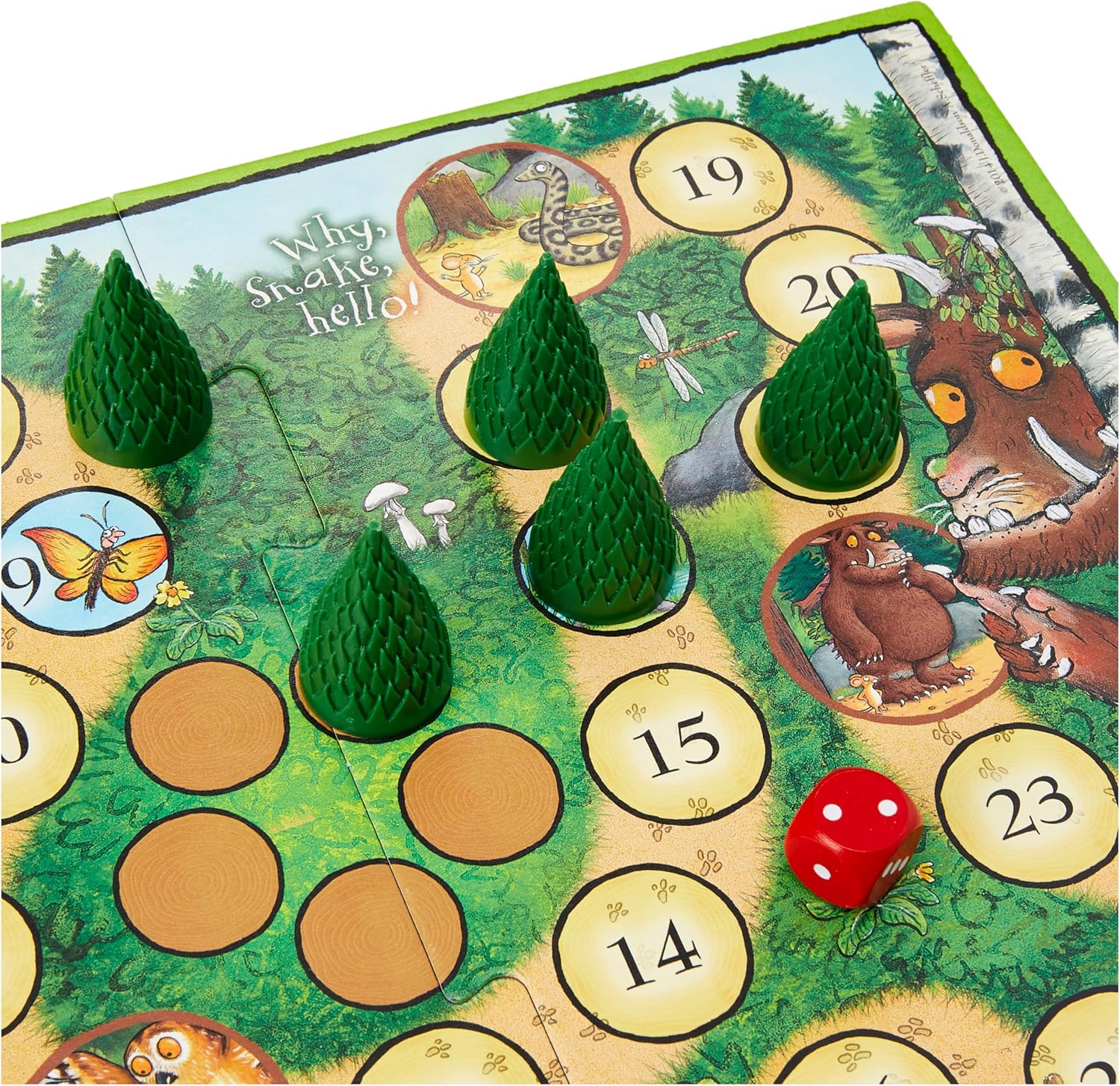 Ravensburger The Gruffalo – Juego de mesa de madera oscura profunda para niños de 3 años en adelante, juguete Gruffalo