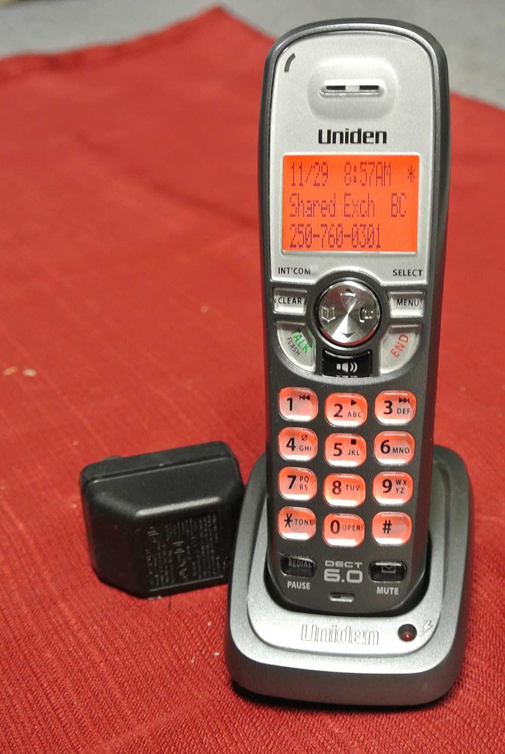 Uniden DECT1588 DECT 6.0 Auricular de repuesto inalámbrico con cargador