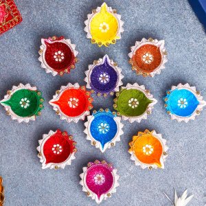 IndoTribe 12 piezas Diwali Diyas para decoración Diwali Decoraciones para el hogar Diwali luces Diwali Decoración Diwali Diya Diwali Vela Diwali IndoTribe 12 piezas Diwali Diyas para decoración Diwali Decoraciones para el hogar Diwali luces Diwali Decoración Diwali Diya Diwali Vela Diwali