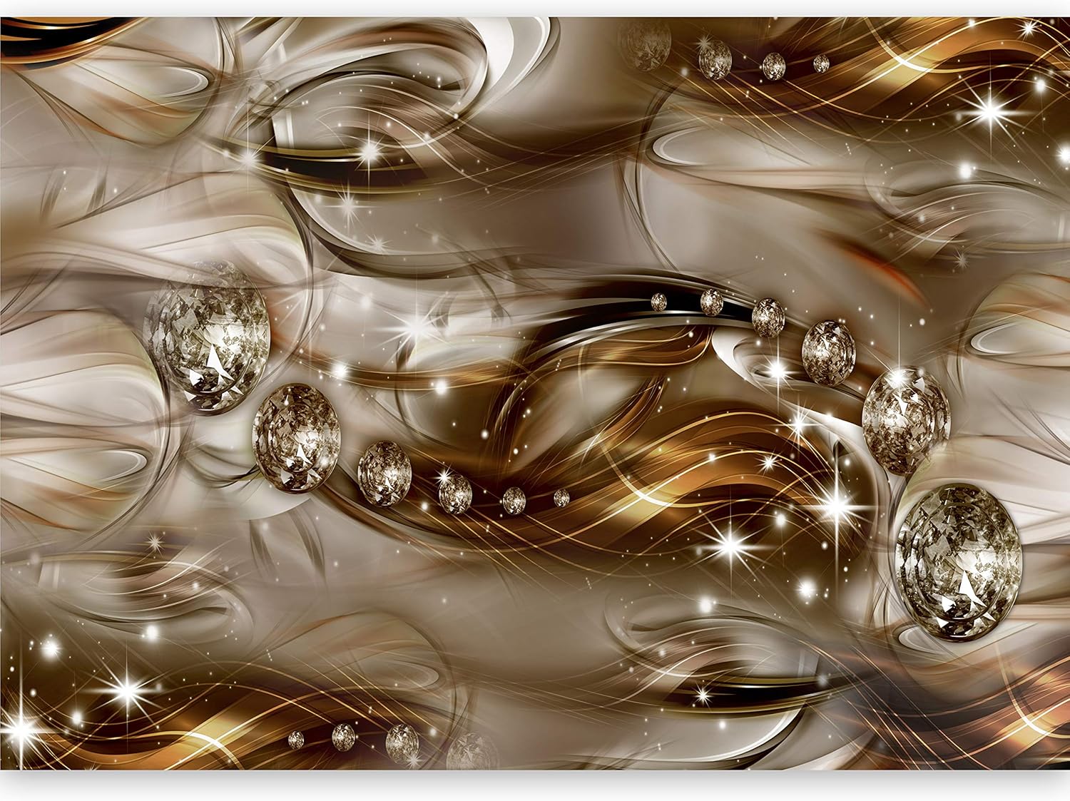 artgeist Mural abstracto de 193 x 110 pulgadas, XXL – Mural de pared autoadhesivo para despegar y pegar, calcomanía extraíble, impresión de primera