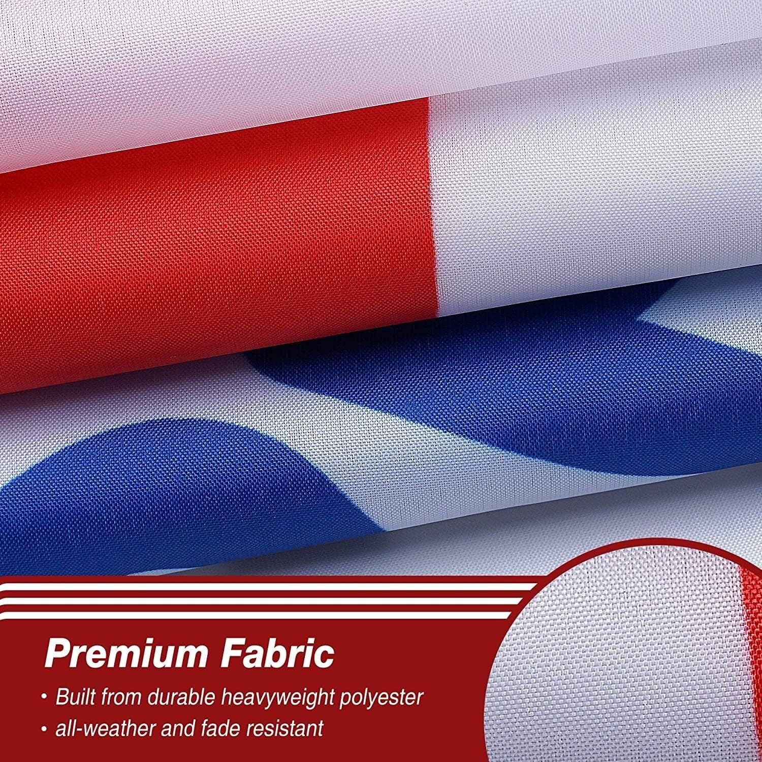 Kit de asta de bandera de acero prémium 25 pies