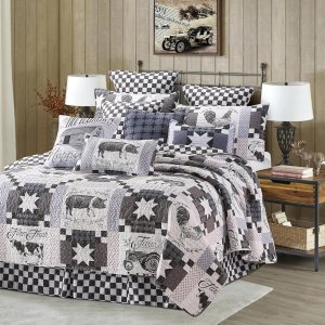 Virah Bella Lodge – Juego de ropa de cama de 8 piezas Virah Bella Lodge – Juego de ropa de cama de 8 piezas