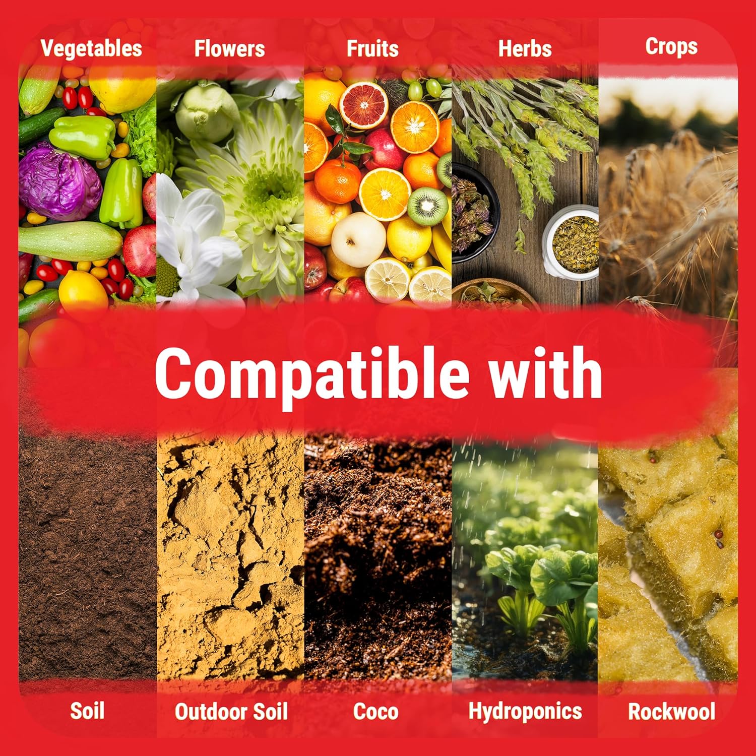Cronk Grow Nutrientes hidropónicos  Fertilizante vegetal  Macro y Micro nutrientes para plantas de interior  Compatible con suelo y jardín