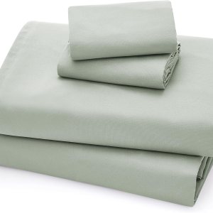 CASUAL LIVING 32634 Juego de sábanas y fundas de almohada de 4 piezas de ropa de cama tamaño King Size Hotel de alta calidad, sedosas, ultrasuaves, CASUAL LIVING 32634 Juego de sábanas y fundas de almohada de 4 piezas de ropa de cama tamaño King Size Hotel de alta calidad, sedosas, ultrasuaves,